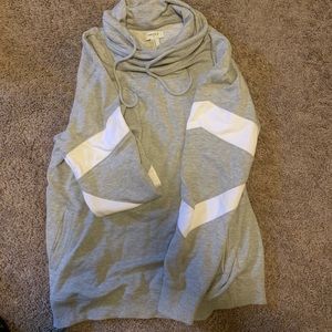 Grey Forever 21 Men’s Tunnel Neck Hoodie